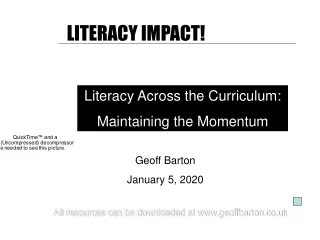 LITERACY IMPACT!