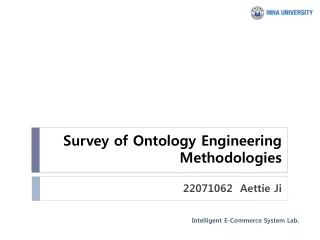 Survey of Ontology Engineering Methodologies