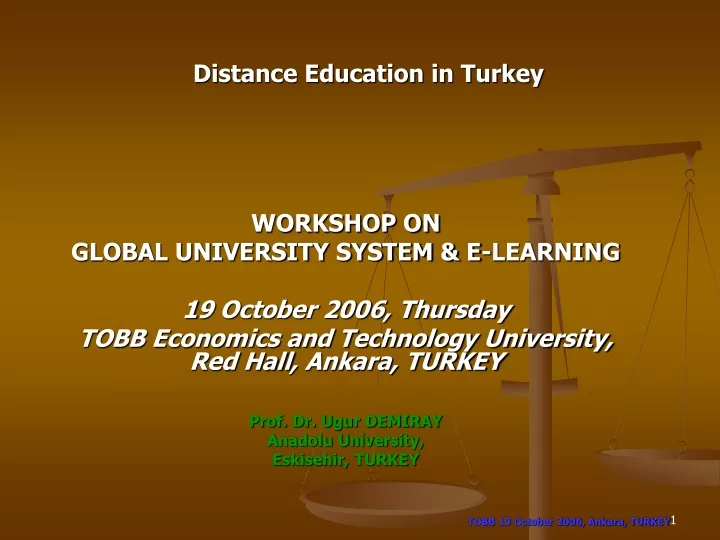 distance education in turkey