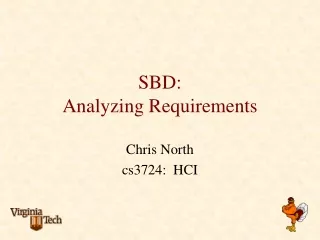 SBD: Analyzing Requirements