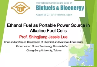 Ethanol Fuel as Portable Power Source in Alkaline Fuel Cells