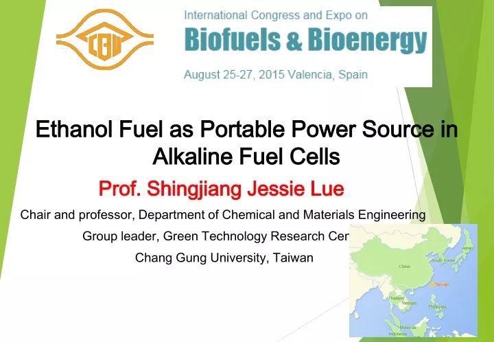 ethanol fuel as portable power source in alkaline fuel cells