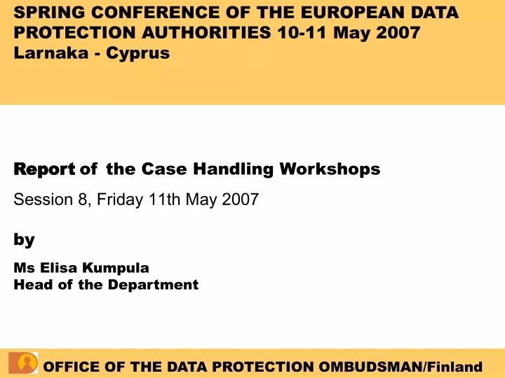spring conference of the european data protection