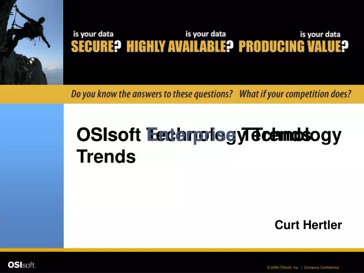 osisoft technology trends
