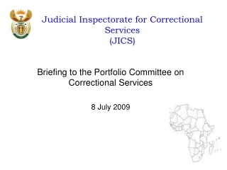 Judicial Inspectorate for Correctional Services (JICS)