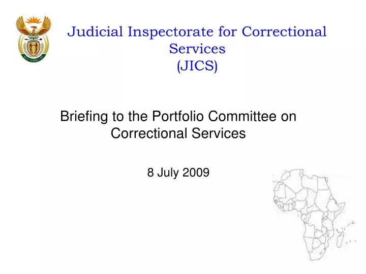 judicial inspectorate for correctional services jics