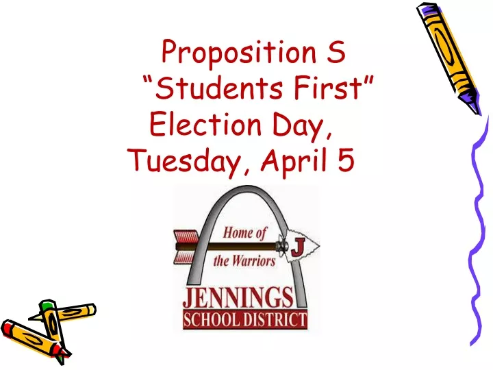 proposition s students first election day tuesday april 5