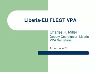 Liberia-EU FLEGT VPA