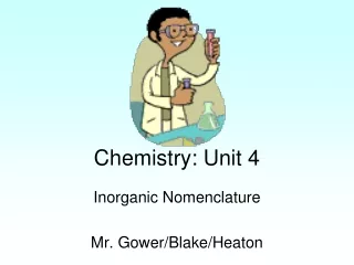 Chemistry: Unit 4