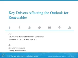 Key Drivers Affecting the Outlook for Renewables