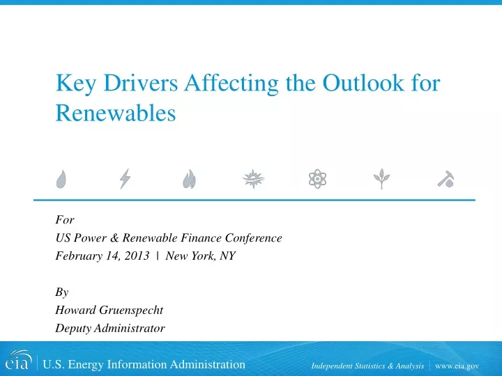 key drivers affecting the outlook for renewables