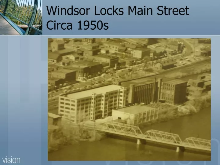 windsor locks main street circa 1950s