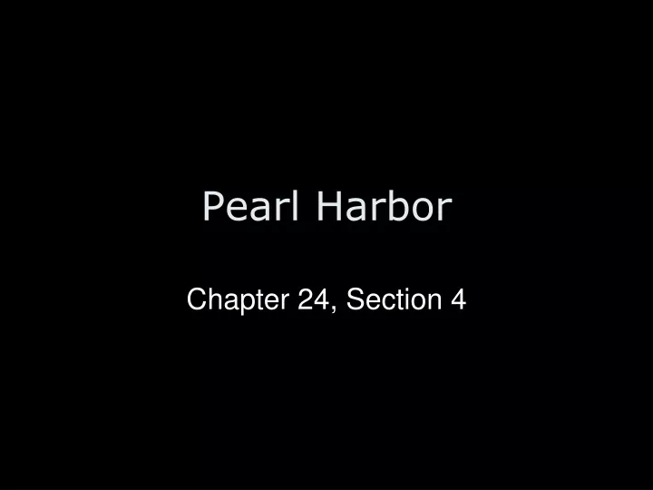 pearl harbor