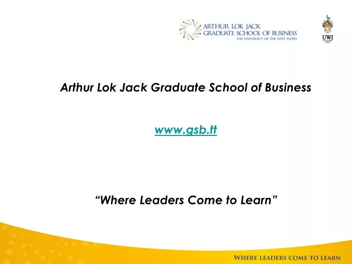 arthur lok jack graduate school of business