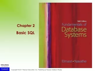 Chapter 2 Basic SQL