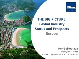 THE BIG PICTURE: Global  Industry  Status  and Prospects Europe