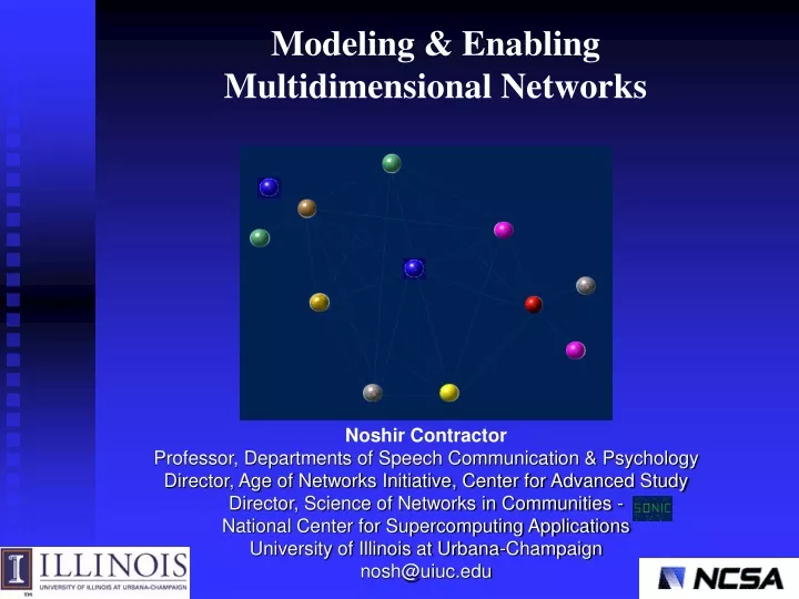 modeling enabling multidimensional networks