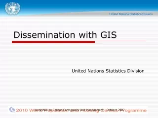 Dissemination with GIS