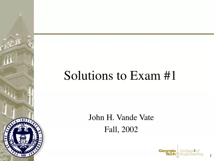 solutions to exam 1