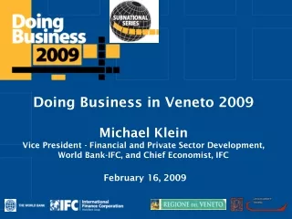 About Doing Business 2009