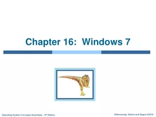 Chapter 16:  Windows 7