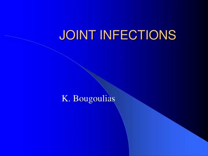 joint infections
