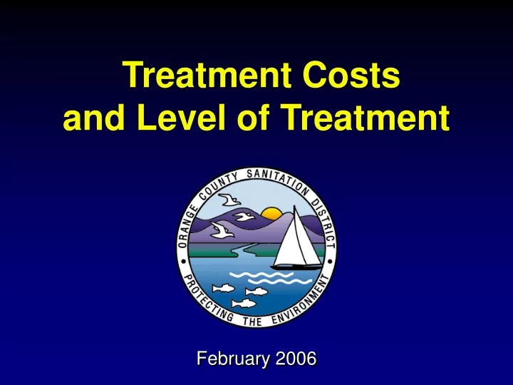 treatment costs and level of treatment