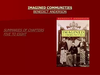 IMAGINED COMMUNITIES BENEDICT ANDERSON