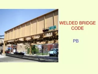 WELDED BRIDGE CODE
