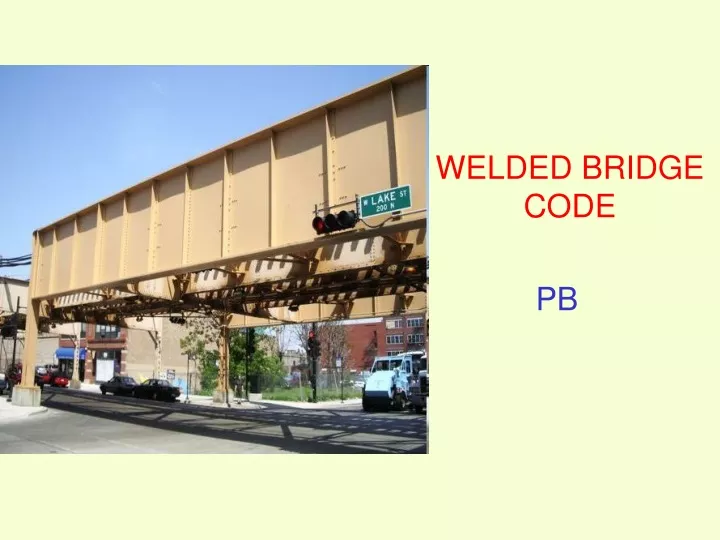 welded bridge code