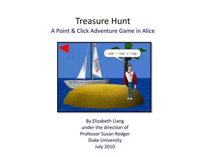 treasure hunt a point click adventure game