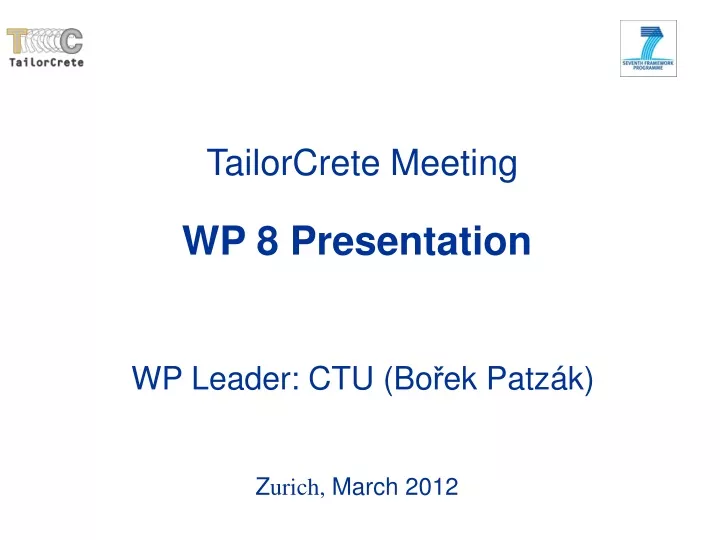 tailorcrete meeting