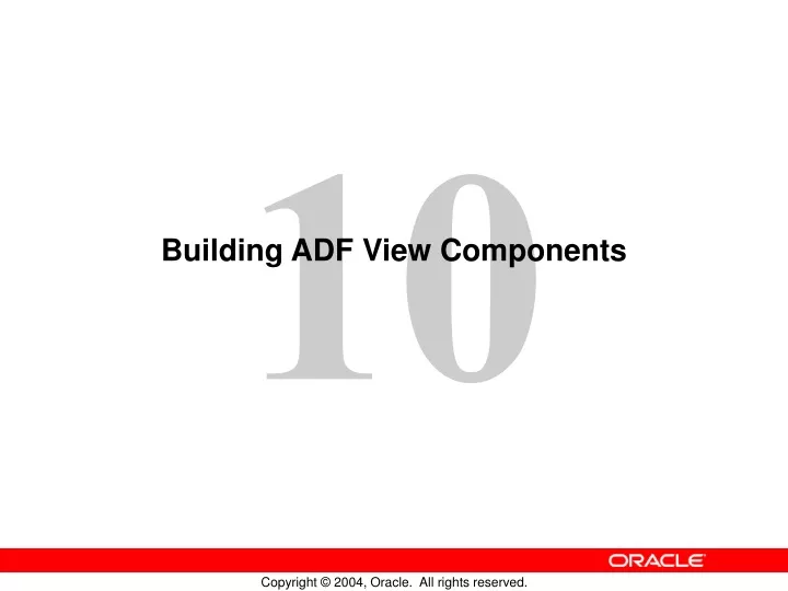 building adf view components