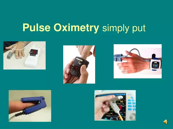 pulse oximetry simply put