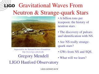 Gregory Mendell  LIGO Hanford Observatory