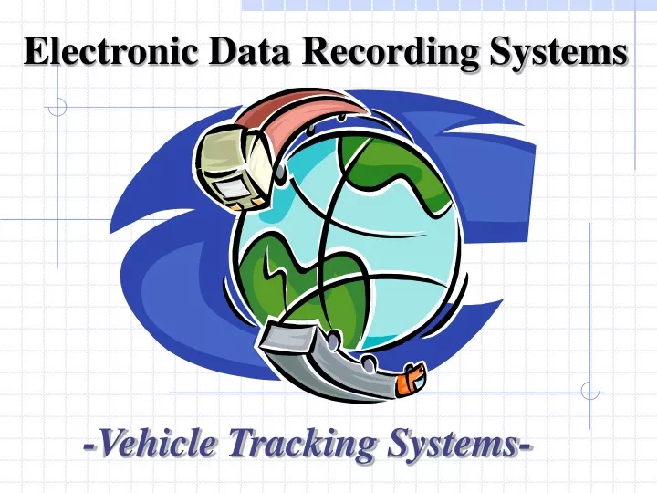 electronic data recording systems
