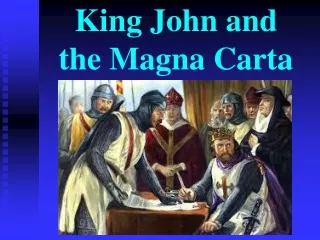 King John and  the Magna Carta