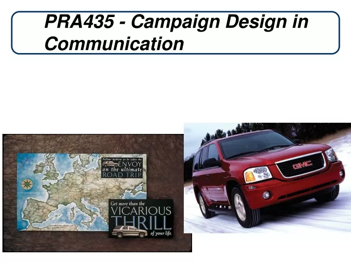 pra435 campaign design in communication