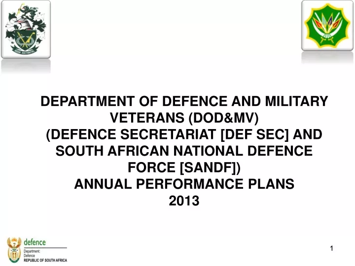 department of defence and military veterans