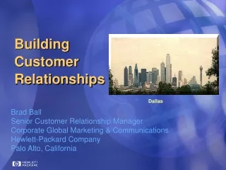 Building  Customer  Relationships