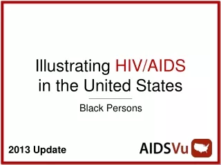 Illustrating  HIV/AIDS in the United States