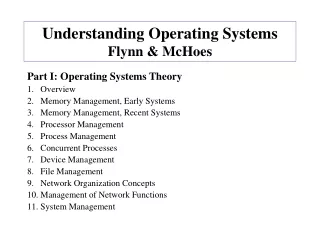 Understanding Operating Systems Flynn &amp; McHoes