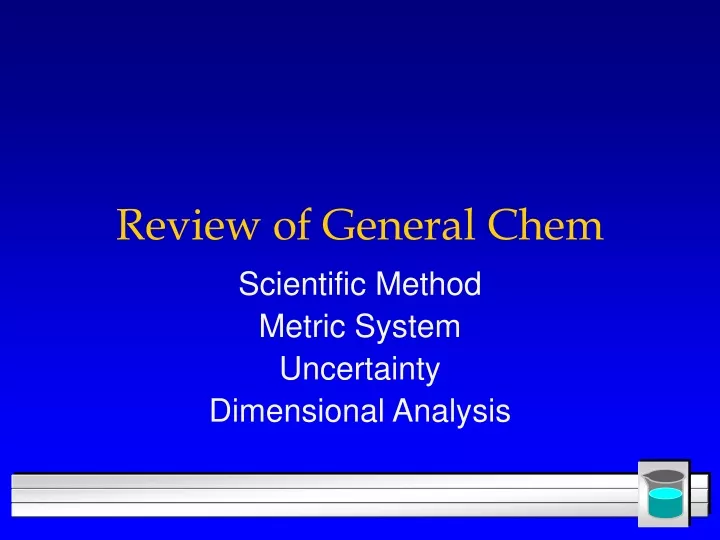 review of general chem