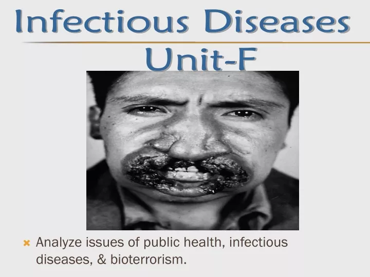 infectious diseases unit f