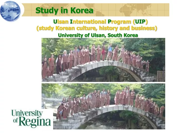 study in korea u lsan i nternational p rogram