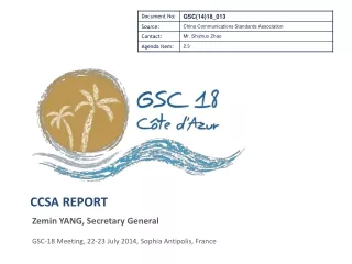 CCSA report