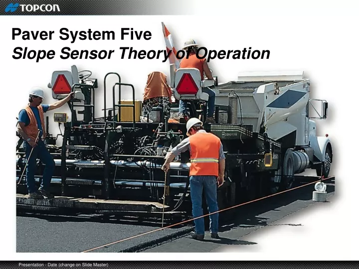 paver system five slope sensor theory of operation