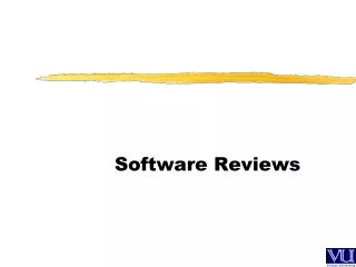 Software Reviews