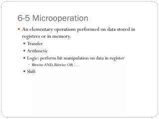 6-5 Microoperation
