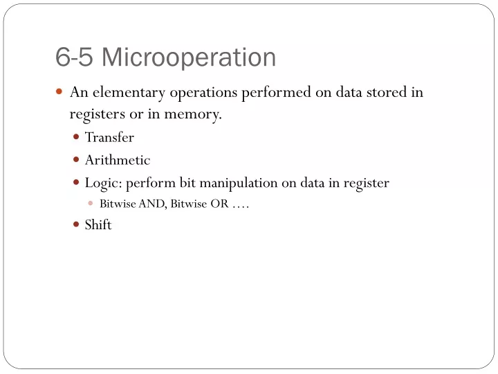 6 5 microoperation
